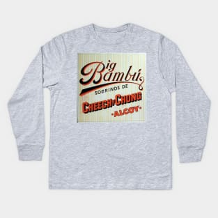 Big Bambu (Cheech & Chong Version) Kids Long Sleeve T-Shirt